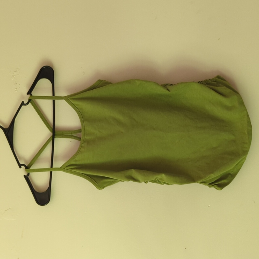 Beyond the Bump Green Maternity Tank Top